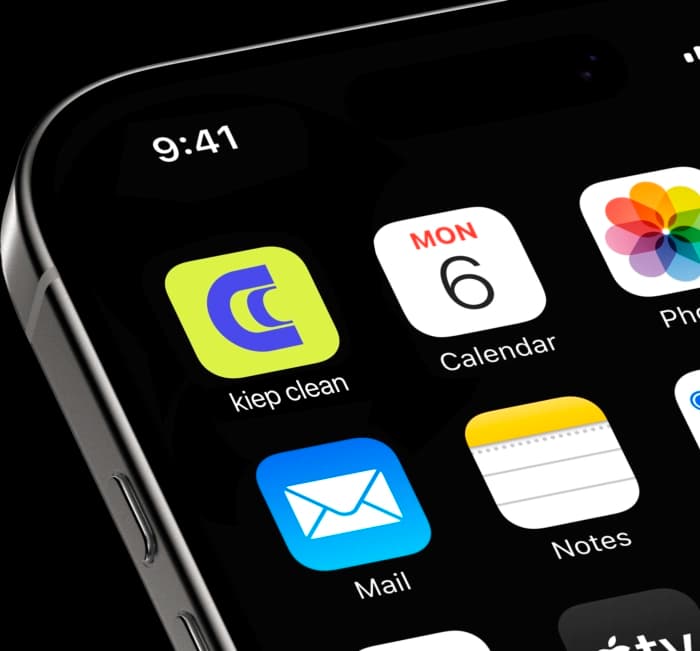 kiep clean App auf dem iPhone